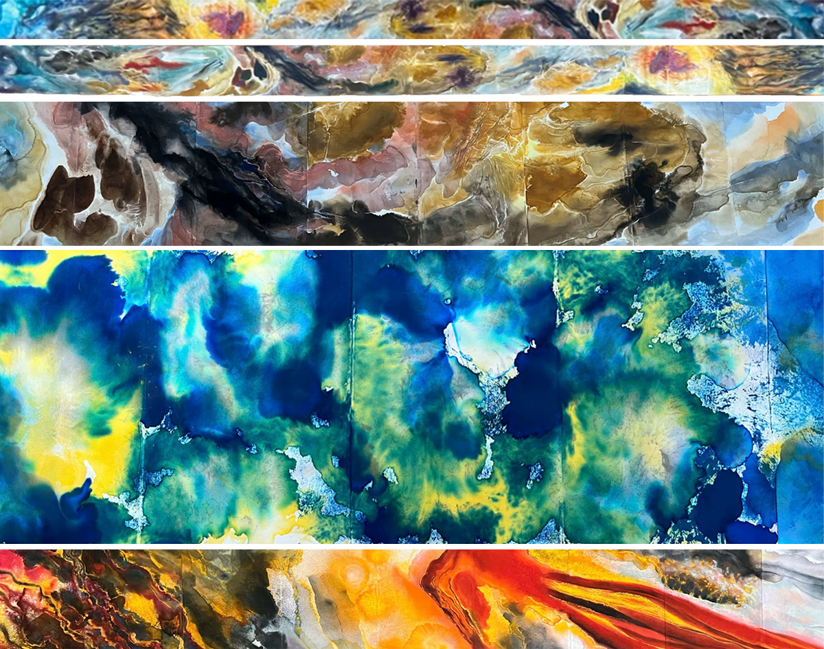 Yves Le Fur - Peintures en leporello